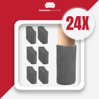 Thumbnail for     BankhoesDiscounter Stoelpoot Sokken Licht Grijs Beschermt Je Vloer Tegen Krassen Vierentwintig 24 Sokken