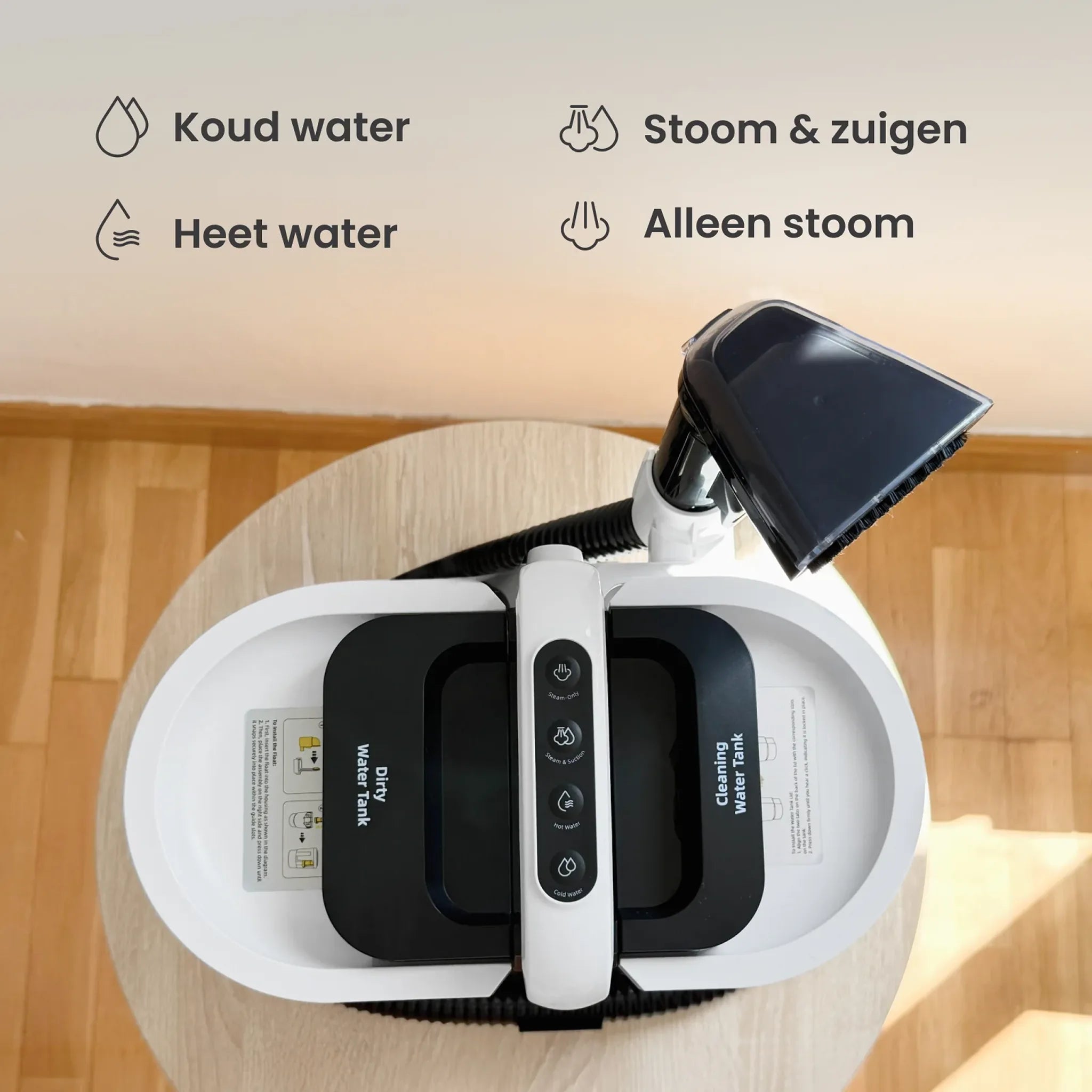 LuxeSteam Pro stoomfunctie