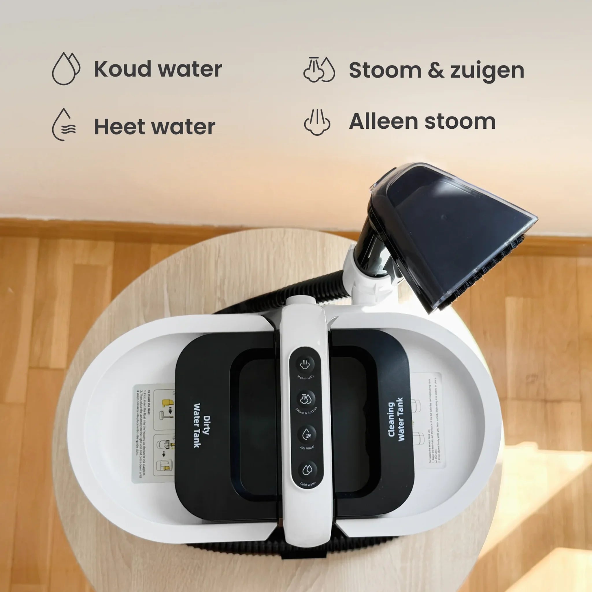 LuxeSteam Pro stoomfunctie